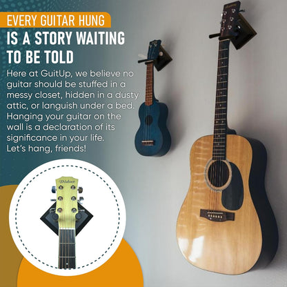 Easy Hanger Guitar Wall Mounted Instrument Hanger